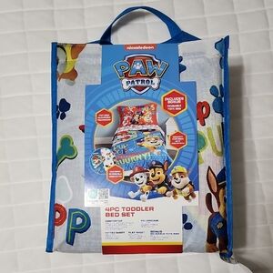 Paw Patrol 4pc Toddler Bed Set